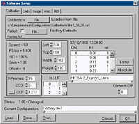 Software Specification Window