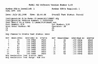 Test Results Printout