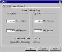 Configure Life Cycle Test Time